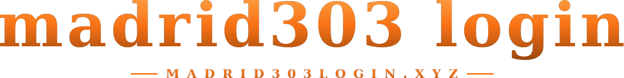 madrid303 login logo